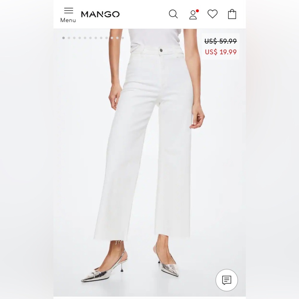 Ming Denim white jeans